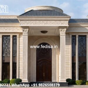Stone Finish Villa Design Gehry House No-5018