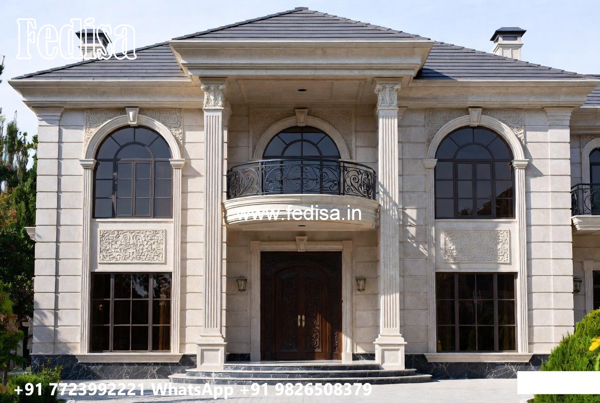Luxury Classic Living Room Three Floor House No-5020