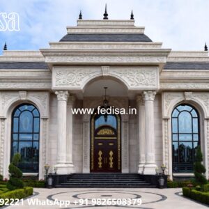 Royal Bedroom Design Villa Three Storey House Design No-5022
