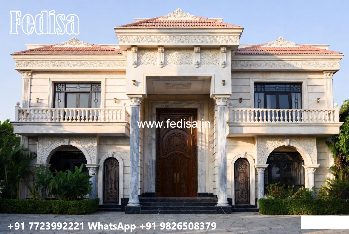 Classic Villa Garden Design 3 Bhk Interior Design No-5027