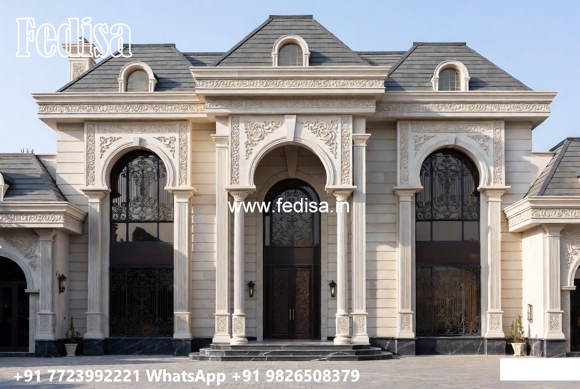 Villa Courtyard Design Small Home Front Design No-5029