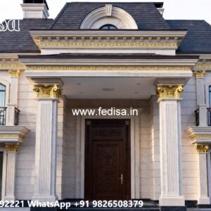 Traditional House Design Front Entrance Decor No-5051