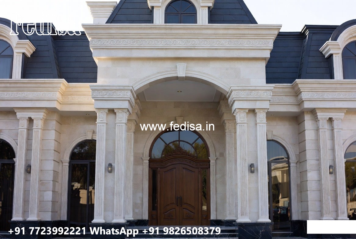 Classic Front Elevation Luxury Home Floor Plans No-5098
