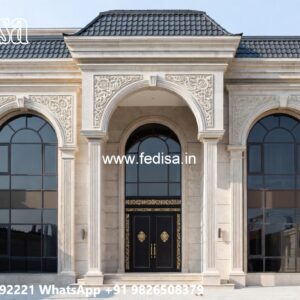 Symmetrical Home Design Modern Courtyard House Plans No-5099