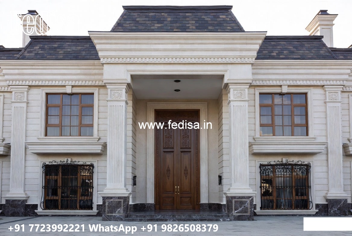 Columns House Design Traditional Decorating Style No-5100