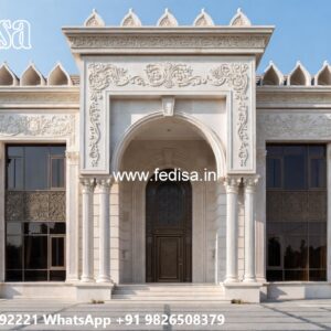 Front Yard Classic Home Pooja Room Decoration Ideas No-5113