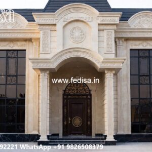 Neoclassical Villa Facade Tiny House Plans No-5134