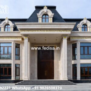 Stone Finish Villa Design Home Design Plans No-5140