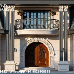 Neoclassical House Design House Door Design No-5181