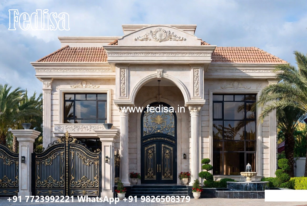 Marble Flooring Home One Story House Plans No-5193