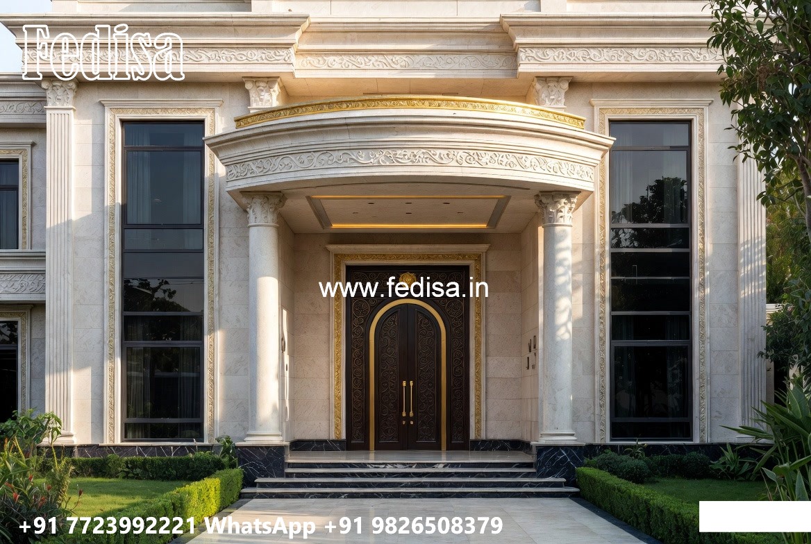 Traditional House Facade House Roof Design No-5218