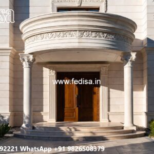 Traditional Interior Decor Villa Outer Boundary Wall Design For Home No-5265