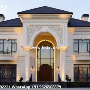 Villa Courtyard Design Arch Design For Hall No-5273