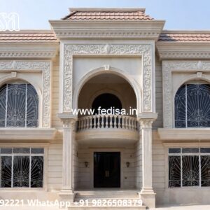 #villainspiration Single Floor Home Front Design No-5289