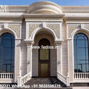 Stone Exterior Classic Home 4 Bedroom House Design No-5308