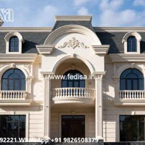 Classic Home Exterior Design Two Floor House Design No-5373