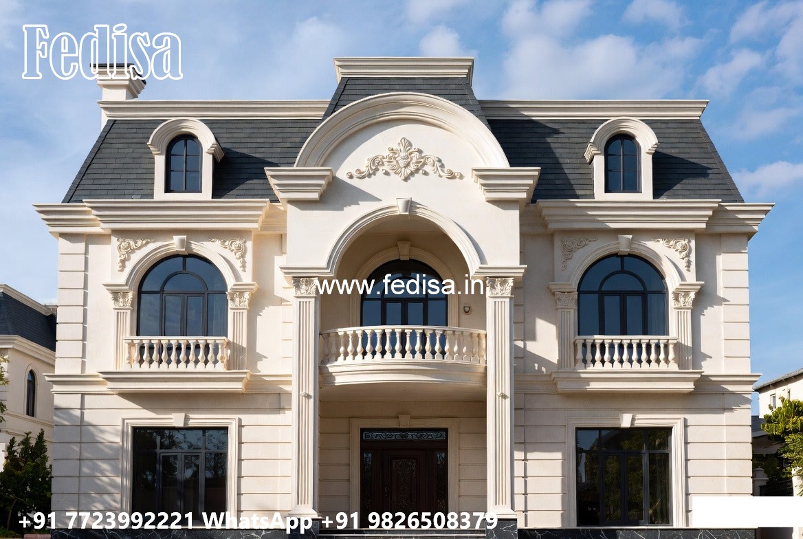 Classic Home Exterior Design Two Floor House Design No-5373