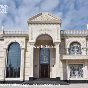 Luxury Front Elevation Villa Best Modern House Design No-5381