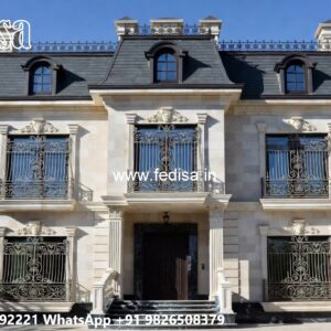 Stone Finish Villa Design House Plans 2026 No-5384