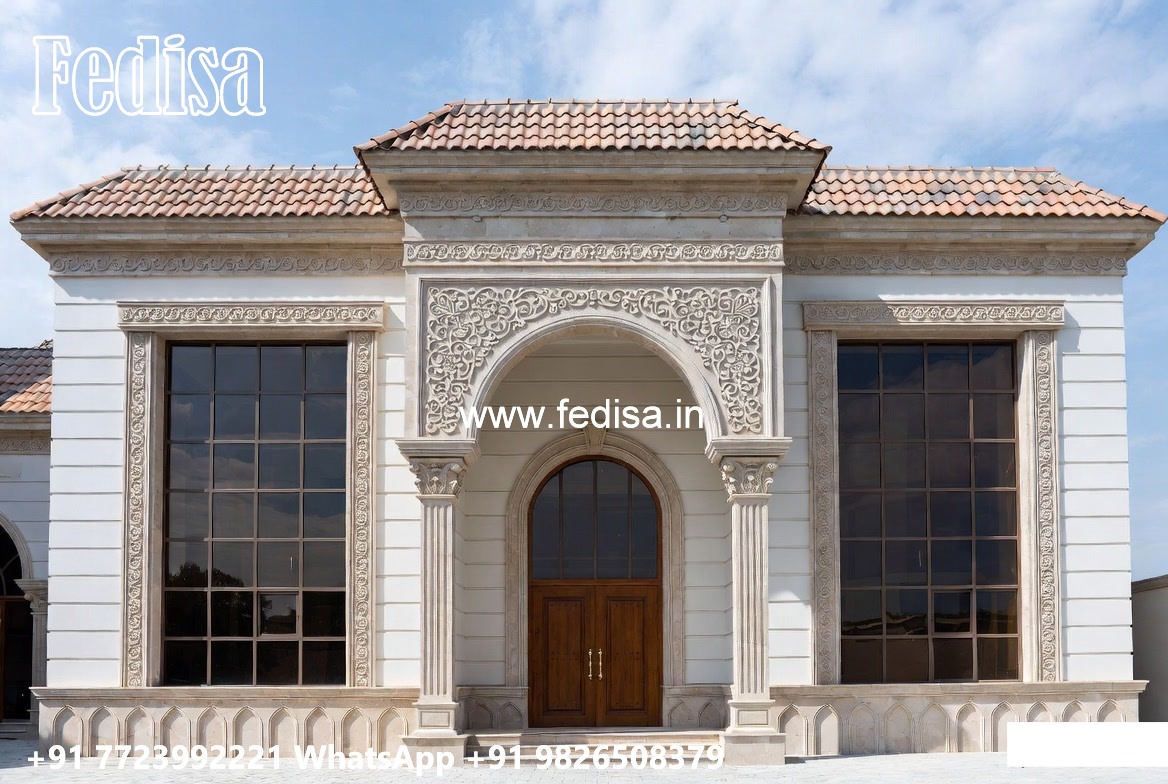 Modern Classic Villa Design Ideas Front Wall Design In Indian House No-5399