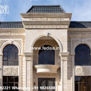 Classic House Exterior Three Bedroom House Design No-5423