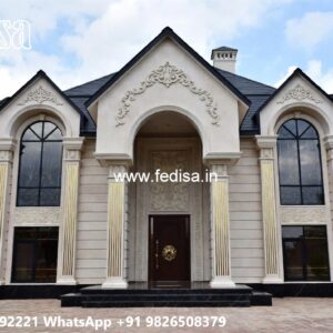 Classic House Front Elevation Design Small Farmhouse Design No-5448
