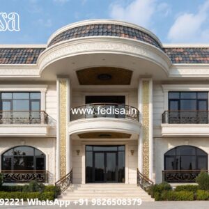 Traditional House Facade Single House Design No-5462