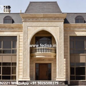 Brick Classic Home Corner House Design No-5467