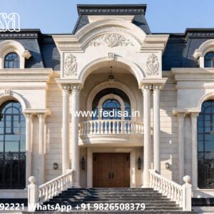 Stone Finish Home Exterior Design My House No-5468