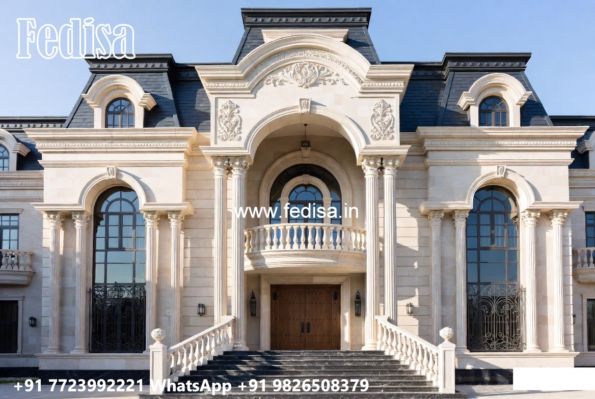 Stone Finish Home Exterior Design My House No-5468