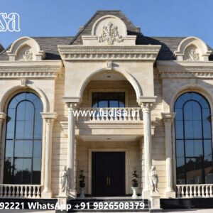 Courtyard Home Design House Boundary Wall Design No-5482