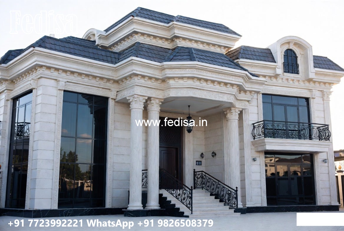 Elegant Classic Home Exterior Ideas House Floor Design No-5490
