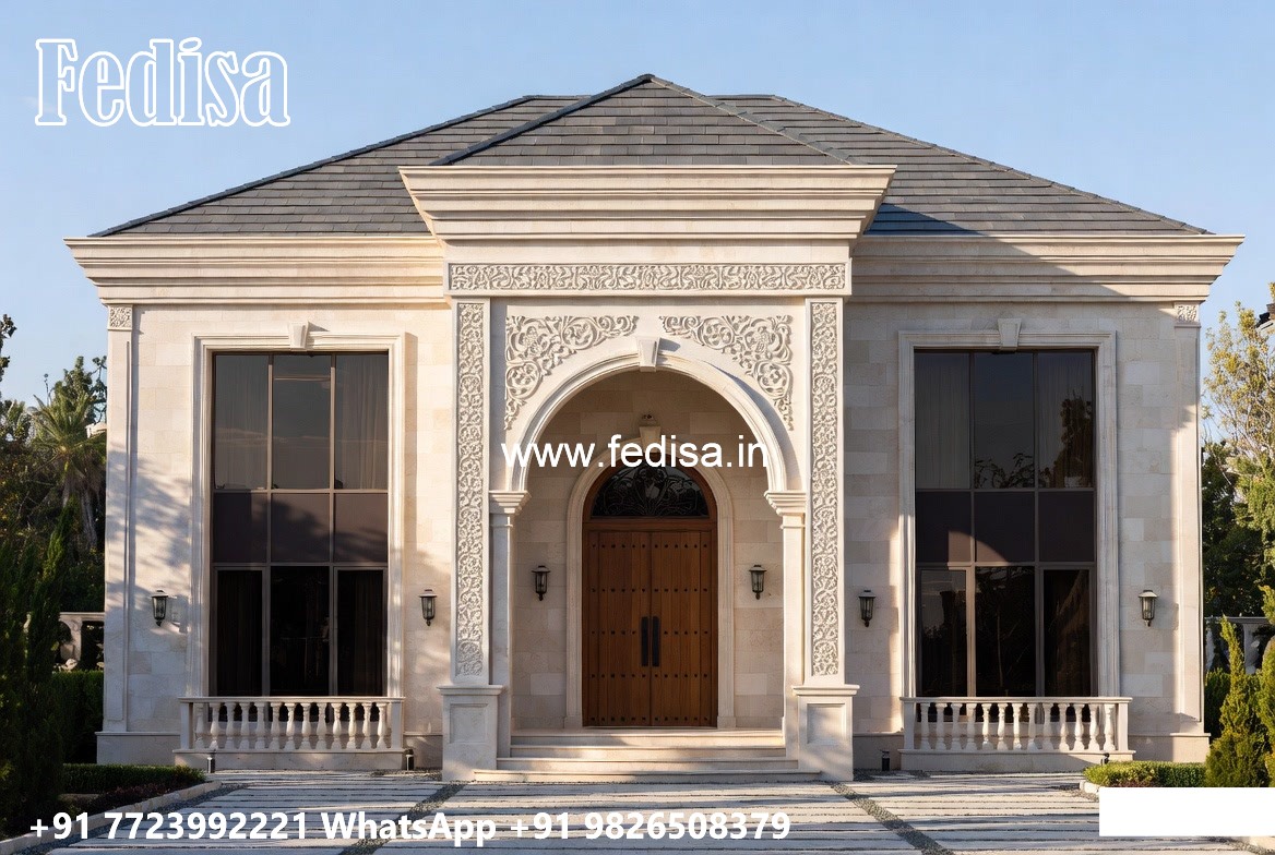 Luxury Classic Villa 3 Story House Plans No-5492