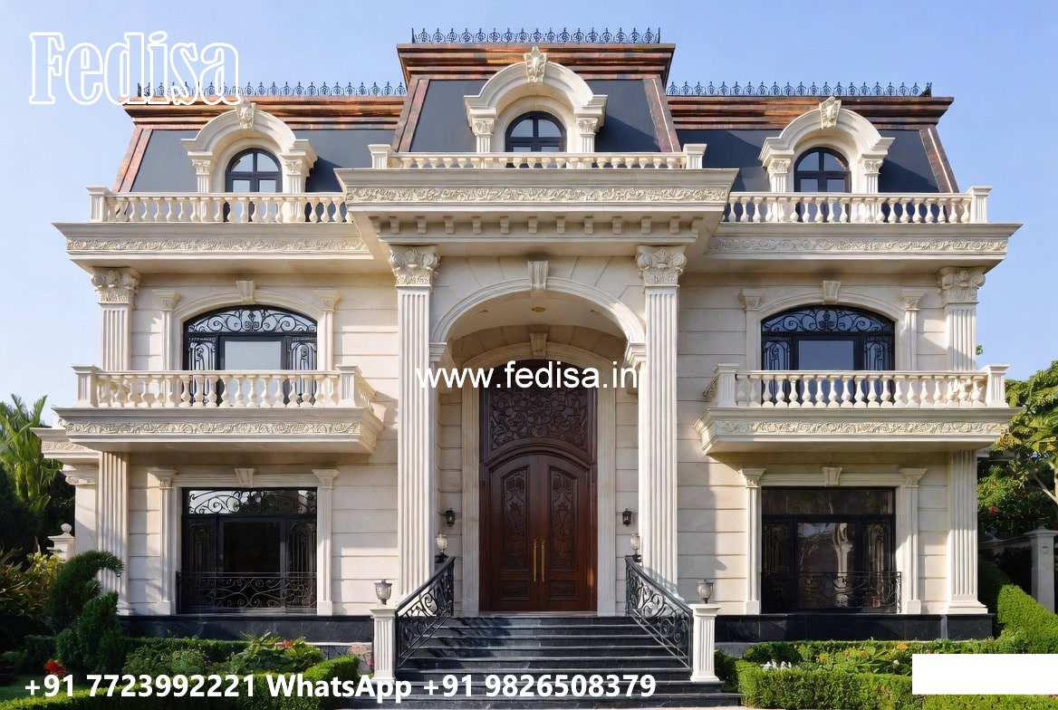 Vintage Luxury Interiors 2nd Floor House Design With Balcony No-5512