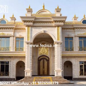 Marble Flooring Villa Design Unique House Design No-5513