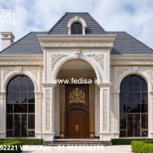 Classic Villa Garden Design Farnsworth House Plan No-5515