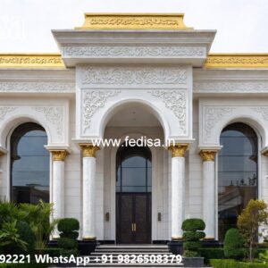 Modern Classic Villa Design Ideas 1.5 Story House Plans No-5521