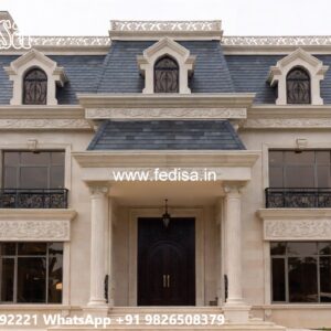 Traditional House Facade 5 Bedroom Modern House Plans No-5584