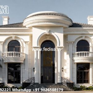Front Yard Classic Home House Plans With Cost To Build No-5601
