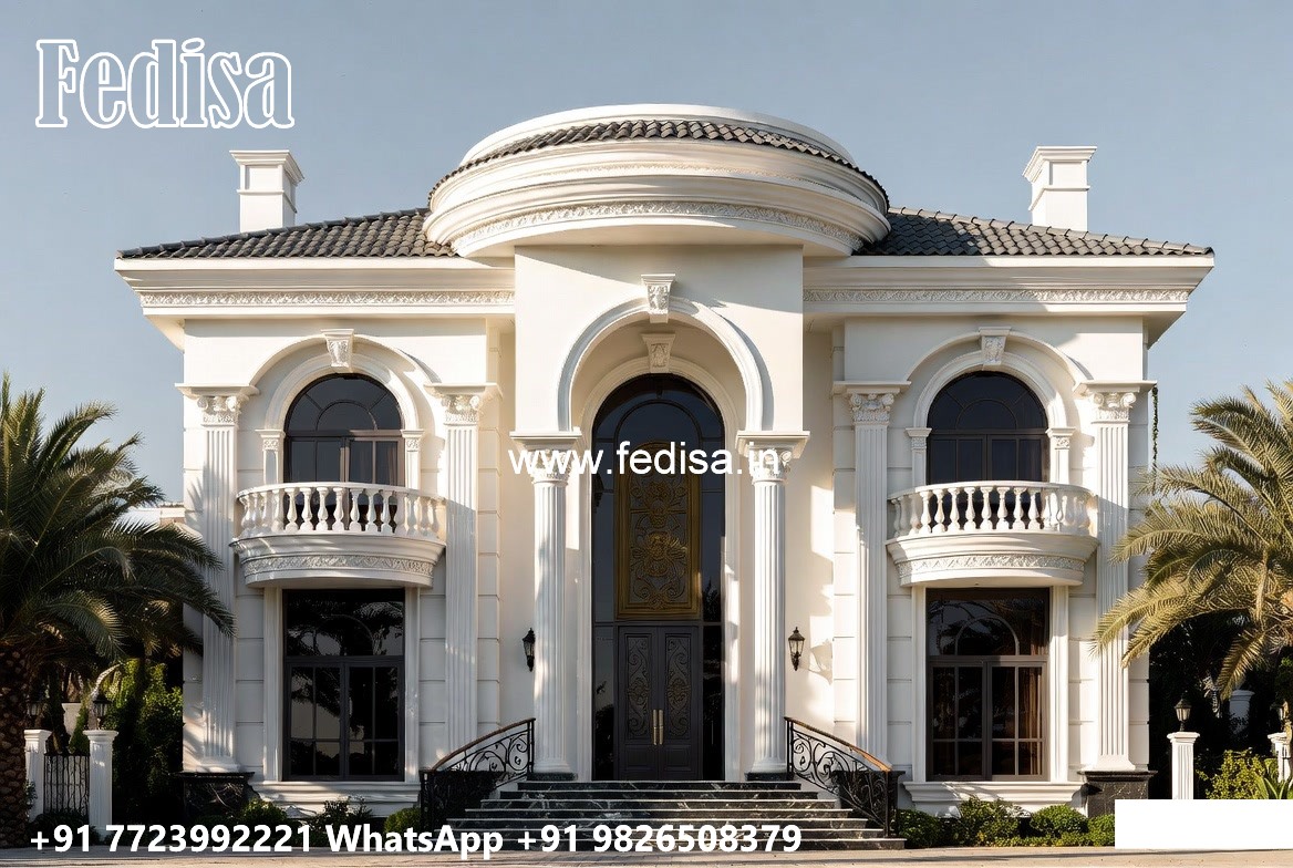 Front Yard Classic Home House Plans With Cost To Build No-5601