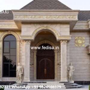 Courtyard Home Design Two Room House Design No-5604