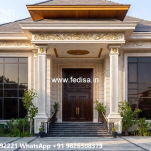 Small Classic Home Design Inspiration 2 Floor House Plan No-5606