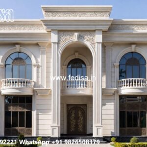 Vintage Luxury Interiors Exterior House Pillars Design No-5634
