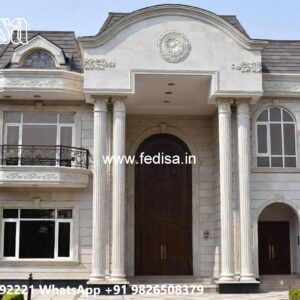 Classic Villa Garden Design 2.5 Marla House Design No-5637