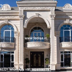 Stone Exterior Classic Home Small 2 Story House Plans No-5674