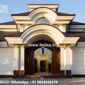 Traditional Interior Design Front Boundary Wall Design Of House No-5676