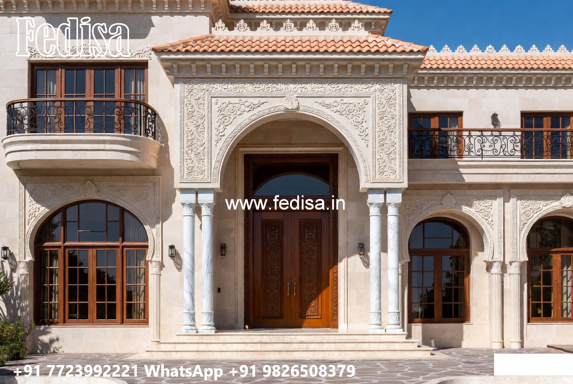 Traditional House Facade 4 Bedroom Double Storey House Plans No-5706