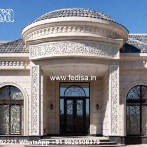 Stone Finish Home Exterior House Get Design No-5712