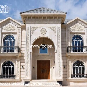 European Style Villa Parapet Wall Design For Small House No-5738