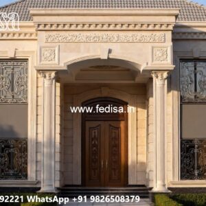 Vintage Villa Style Modern 3 Bedroom Bungalow House Plans No-5741